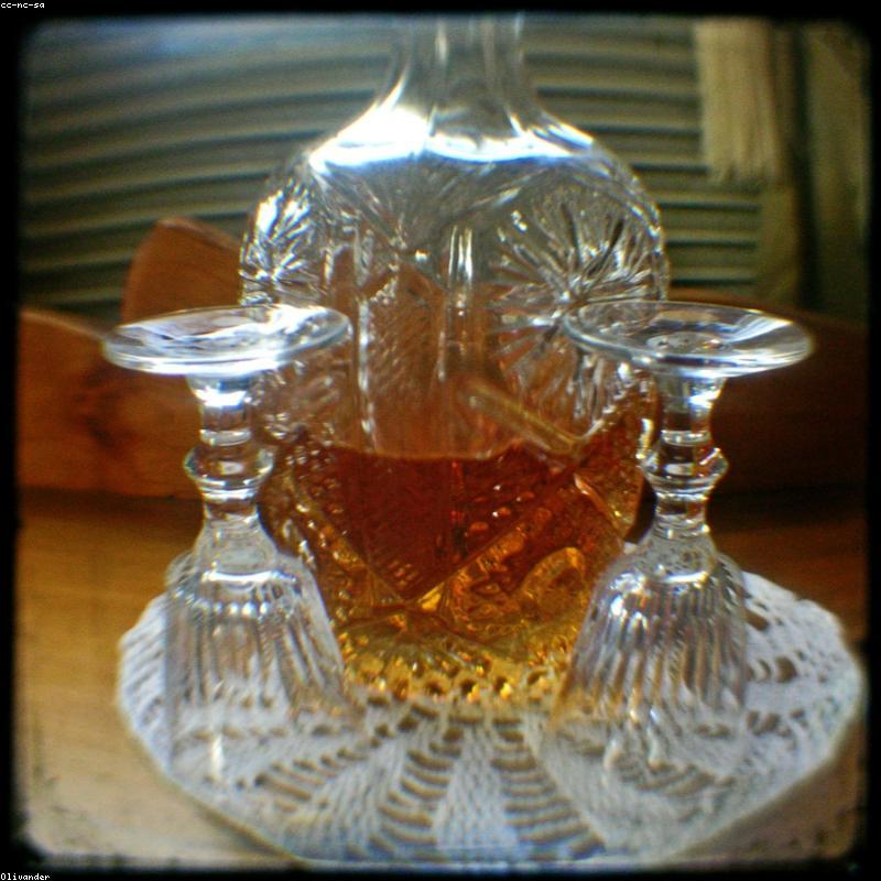 Cut Crystal Decanter Set