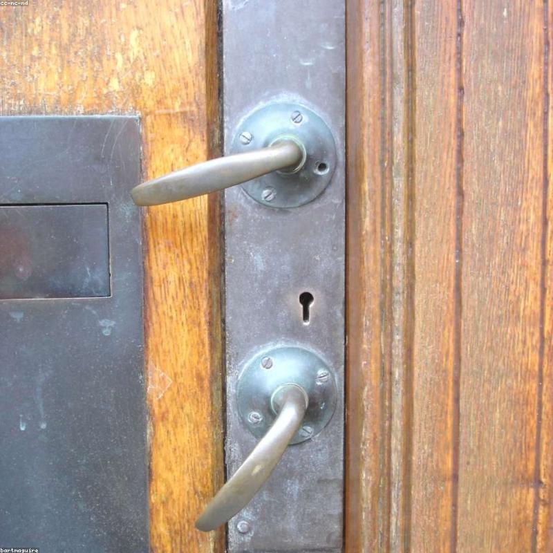 Vintage Brass Door Hardware Set